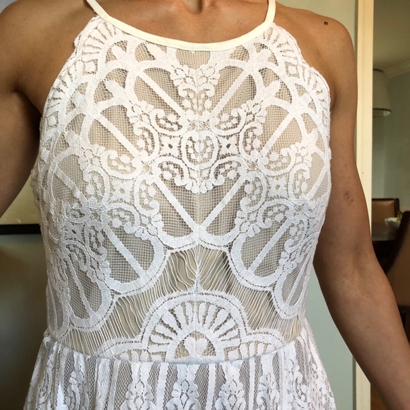 π€©Host Pick πDear Moon lace overlay dress π - Picture 4 of 7